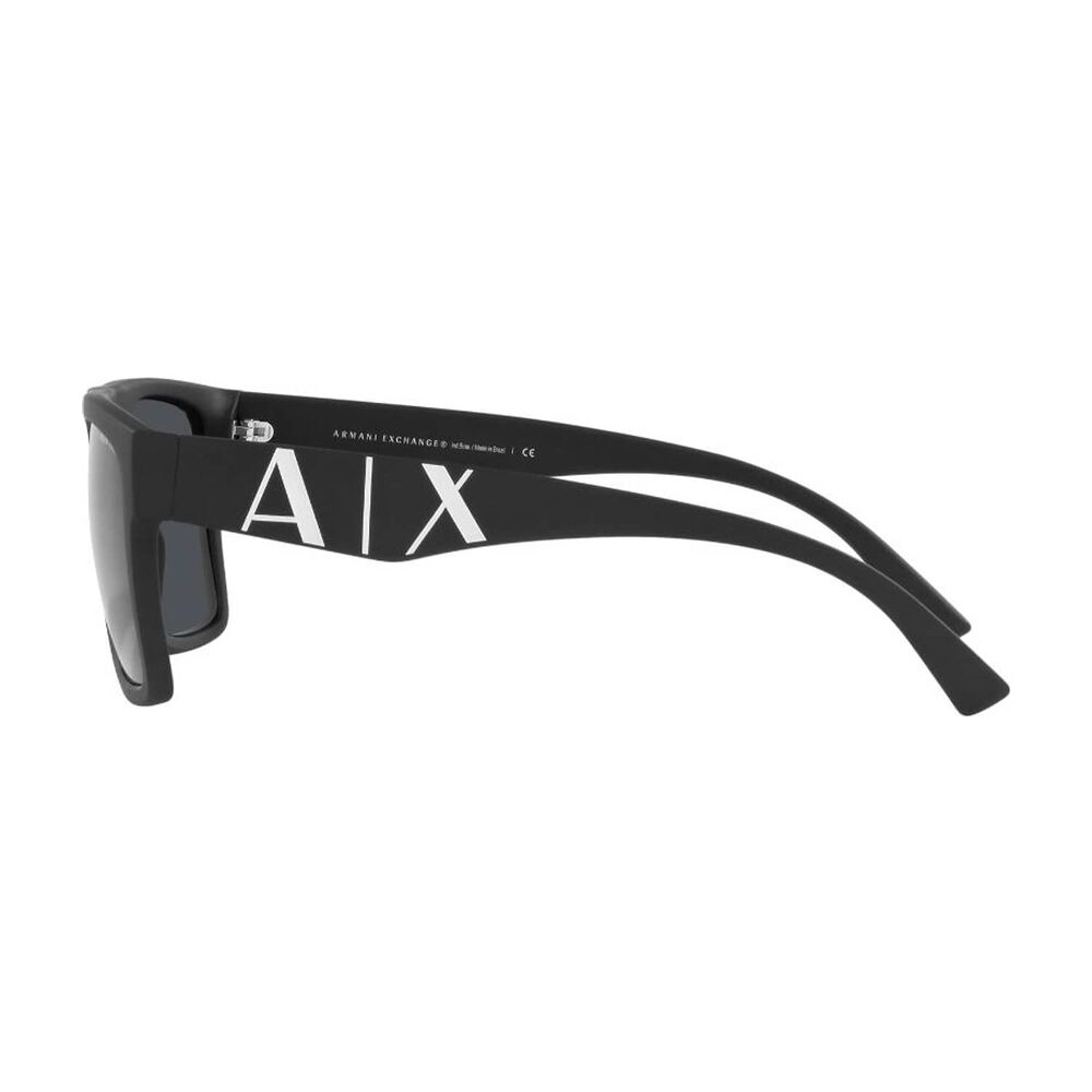 Lentes De Sol Matte Black Sustentable Armani Exchange image number 3.0
