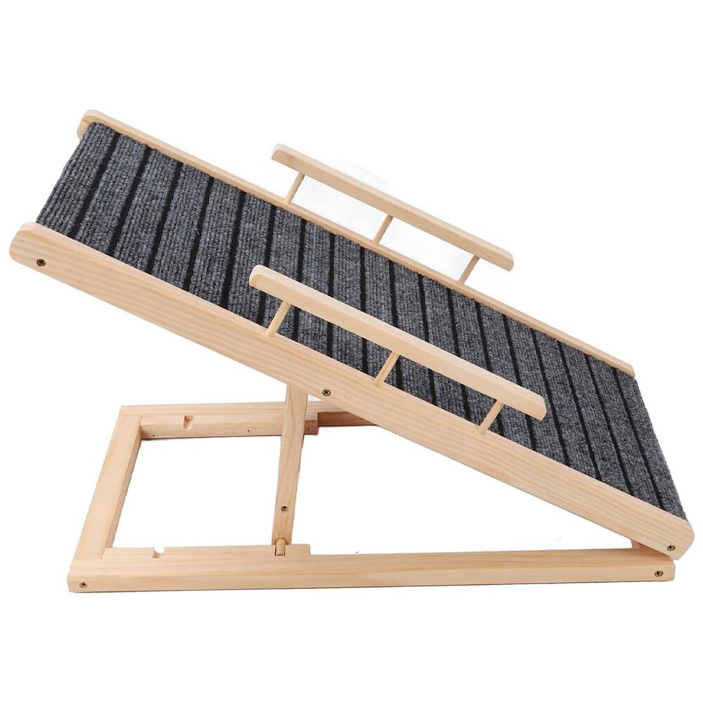 Rampa Plegable Para Mascotas De Madera Ajustable 100x40cm image number 4.0