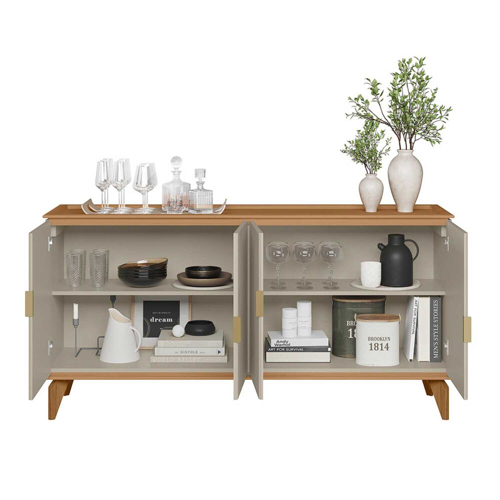 Buffet Sintra Jequitiba/off White 160x80x42 Cm image number 3.0