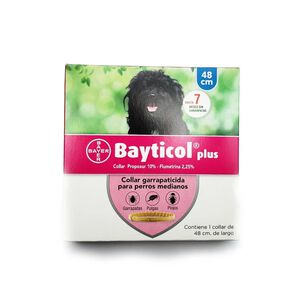 Collar Bayticol Pulgas Garrapatas Perros 48 Cm Medianos.