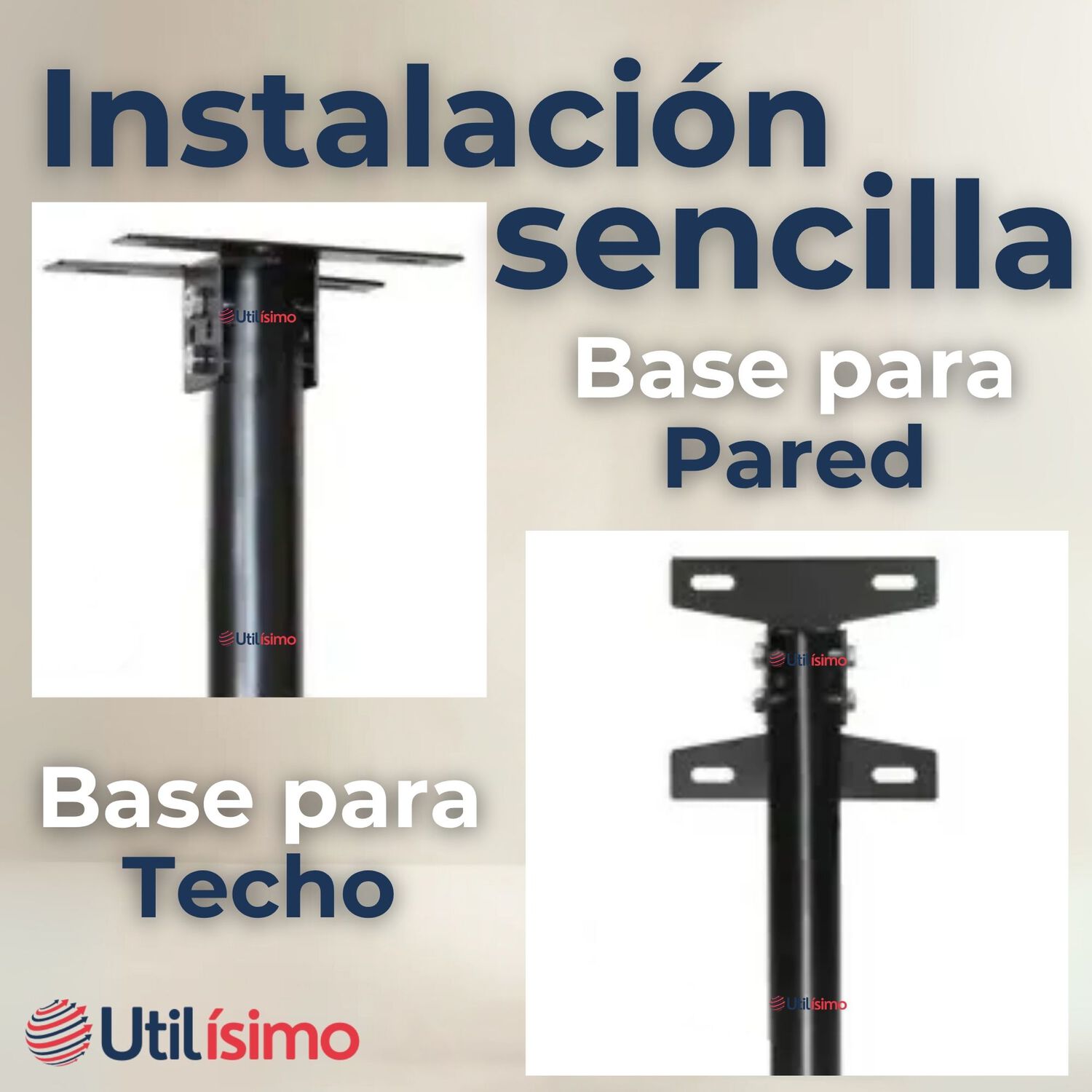 Soporte Tv Pared Techo Ajustable 68kg 32 A 85 Pulgadas image number 8.0