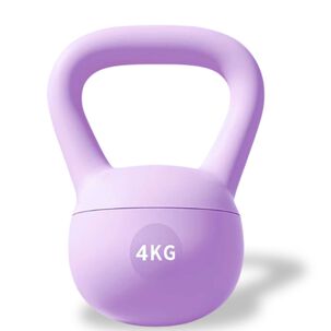 Pesa Rusa Kettlebell 4kg Crossfit Lila