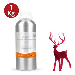 Resina Rojo Transparente Para Impresoras 3d 1000g Creality Plus