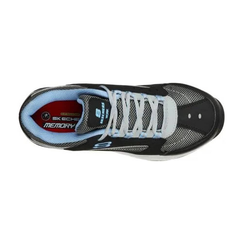Zapatilla Seguridad Skechers Biscoe Celeste image number 2.0