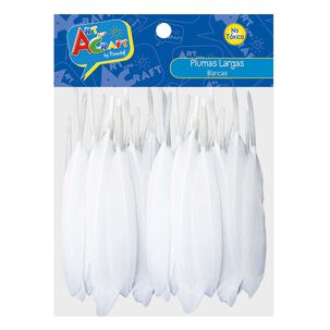 Plumas Blancas 10-15 Cm 50 Art & Craft