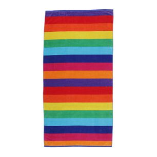 Toalla De Playa Casaideal Arcoiris / 80 X 160 Cm