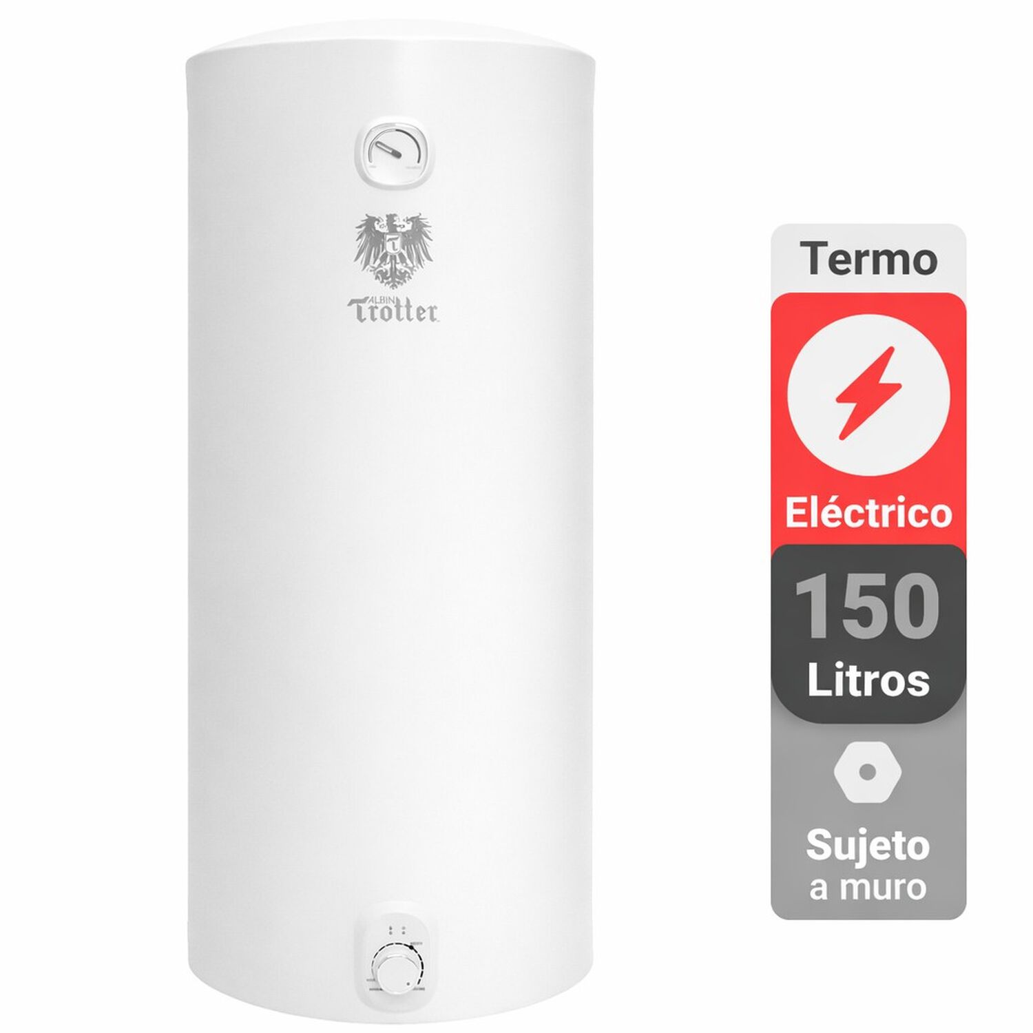 Termo El&eacute;ctrico Albin Trotter 150 Litros 1,5 Kw image number 14.0