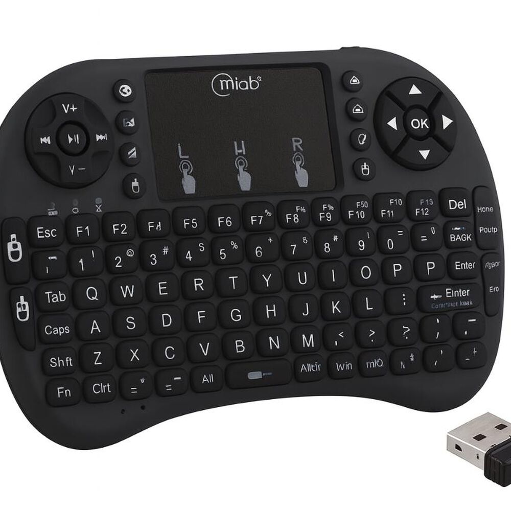 Teclado Mini Wireless Mlab Smart Tv Con Touch Pad Usb image number 0.0