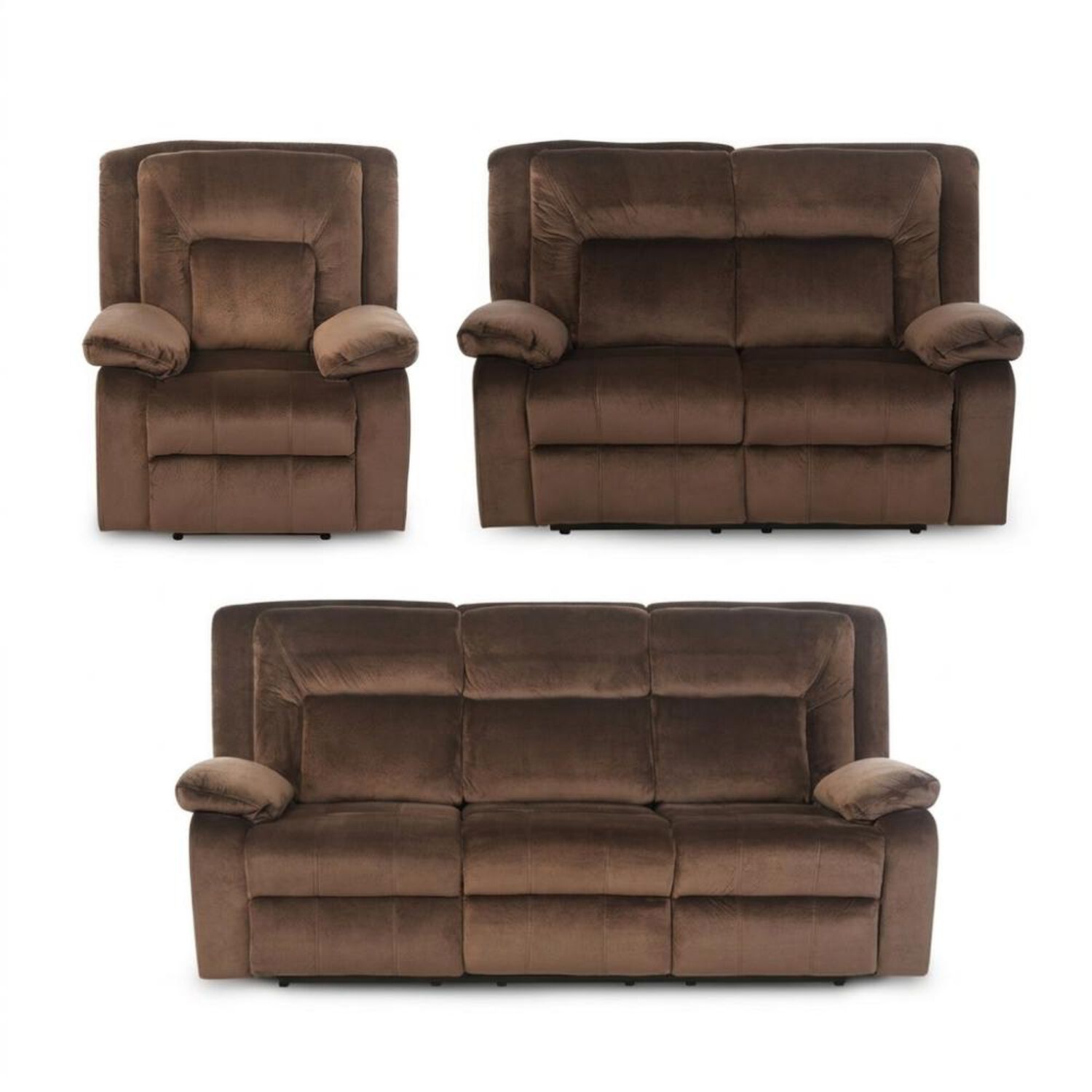 Juego De Living Reclinable Cic Amberes / 3 Cuerpos + 2 Cuerpos + 1 Cuerpo image number 0.0