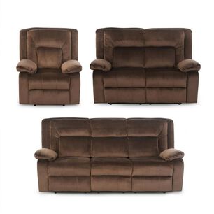 Juego De Living Reclinable Cic Amberes / 3 Cuerpos + 2 Cuerpos + 1 Cuerpo