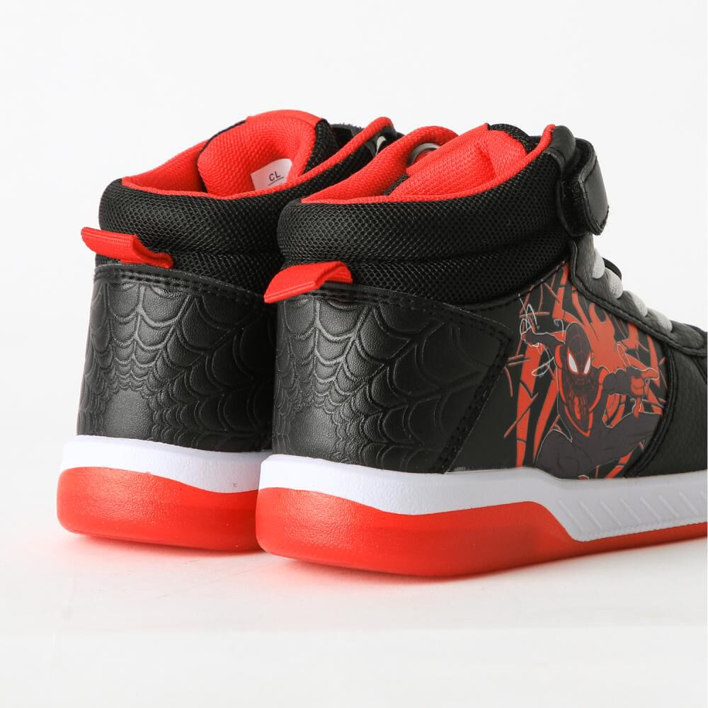 Zapatilla Infantil Ni&ntilde;o Marvel Spiderman Negro image number 2.0