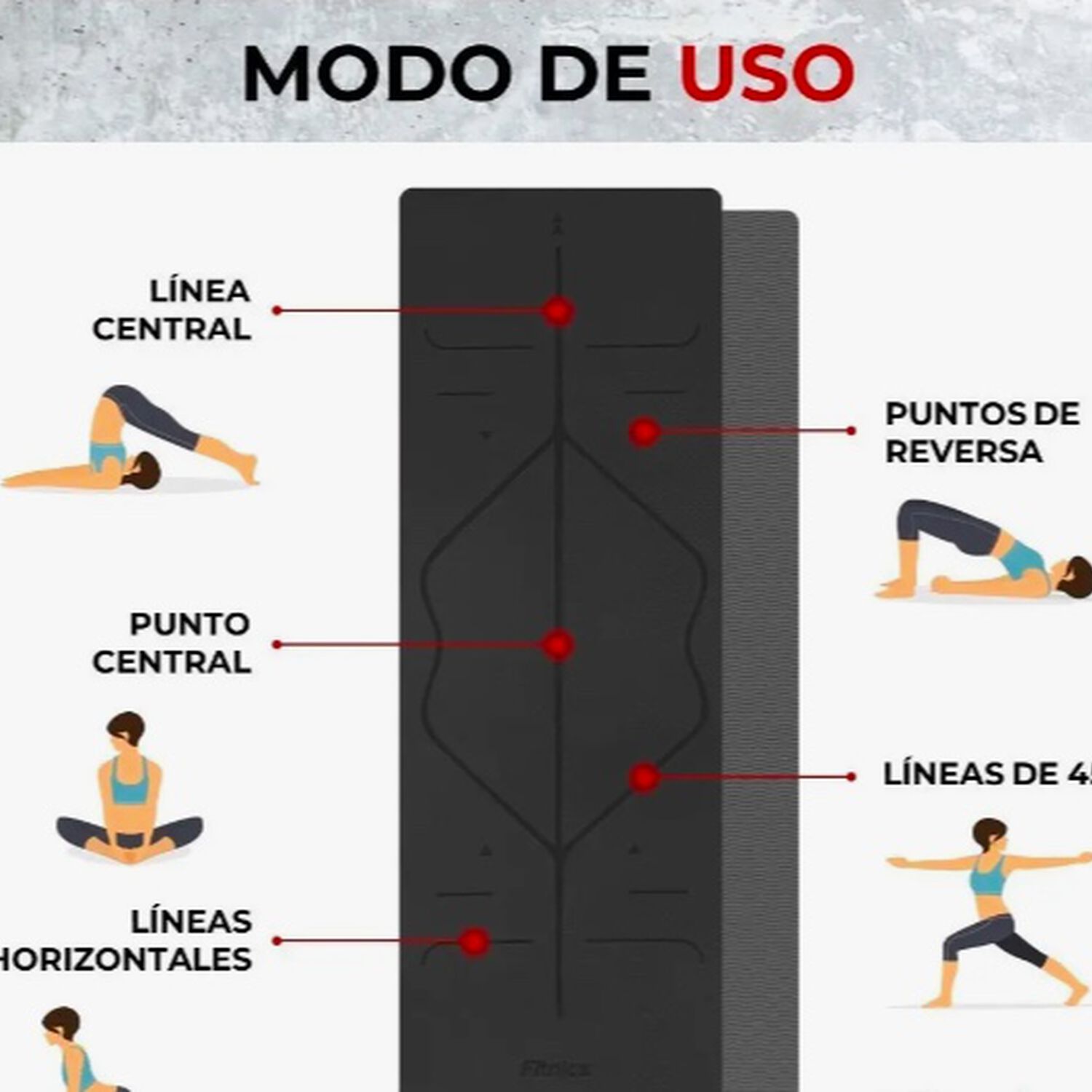Mat Yoga 8mm Doble Color image number 1.0