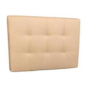 Respaldo Plaza Y Media Lino Beige