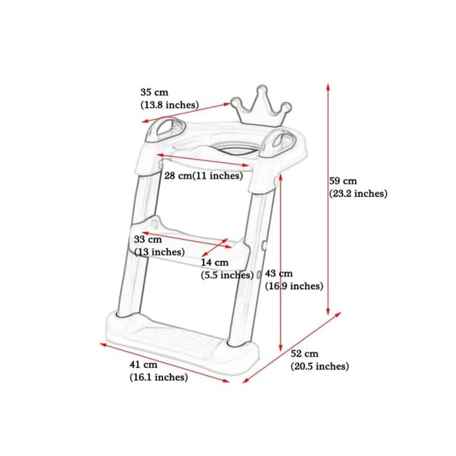 Asiento De Ba&ntilde;o Adaptador Plegable Para Ni&ntilde;os image number 2.0