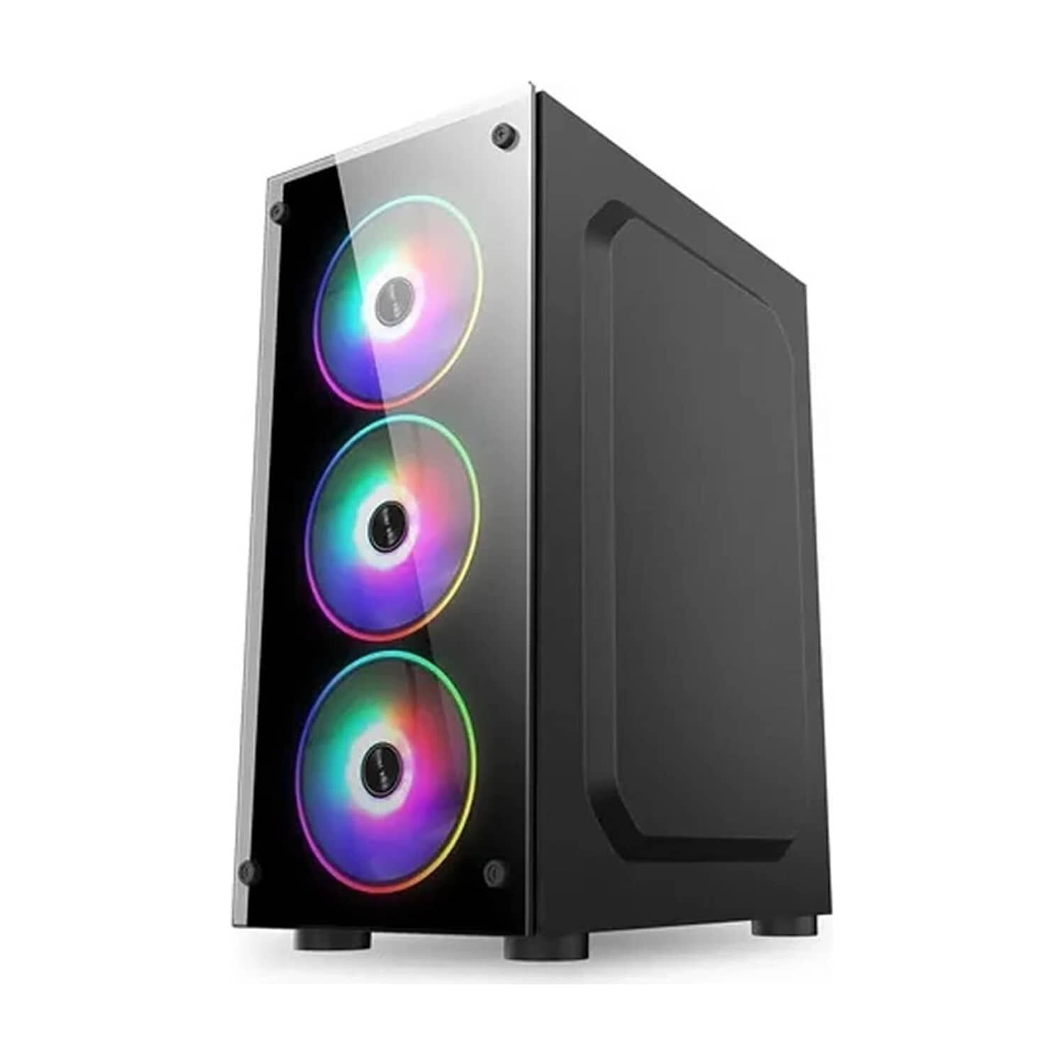 Gabinente Gamer Stormbyte Atx / M-atx / Micro Atx/ + Fuente 500w + 3 Ventiladores Rgb image number 0.0