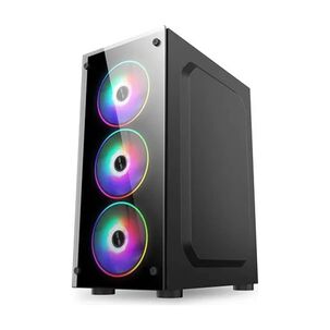 Gabinente Gamer Stormbyte Atx / M-atx / Micro Atx/ + Fuente 500w + 3 Ventiladores Rgb