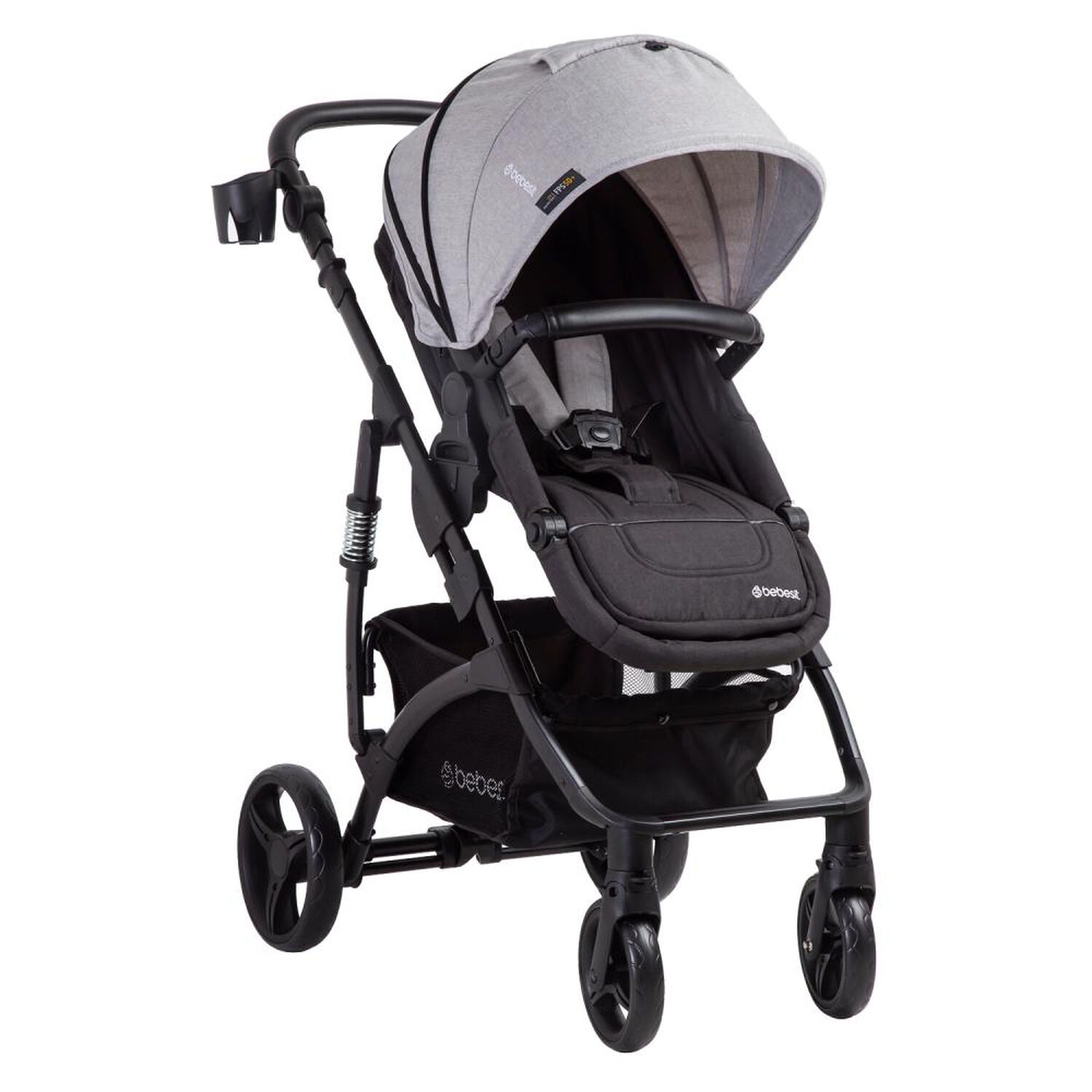 Coche Cuna Travel System Bebesit Explorer Lx Gris image number 7.0