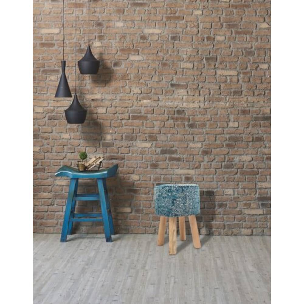 Taburete Jacquard Turquesa image number 2.0