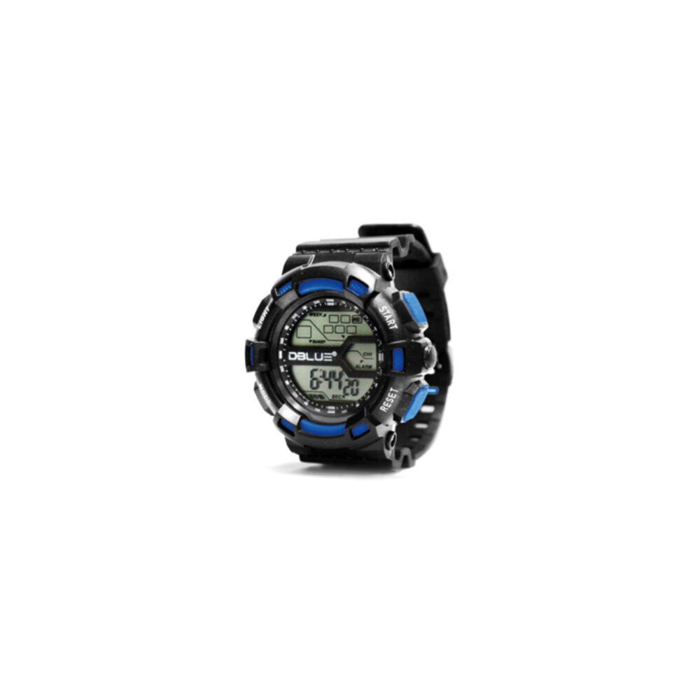 Reloj Deportivo Digital Sumergible 30mts Color Azul - Ps image number 0.0