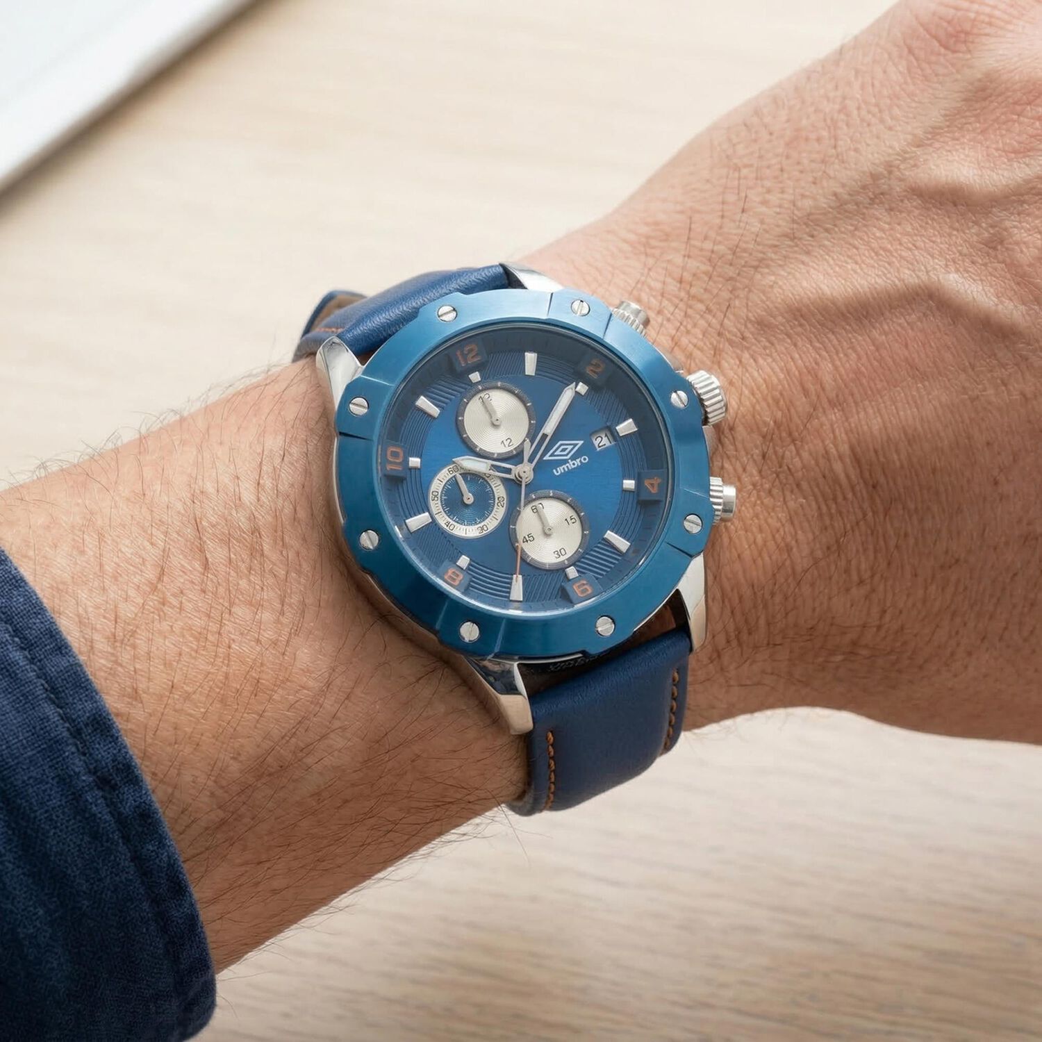 Reloj An&aacute;logo Hombre Umbro Plus Azul Umbp-1500-61 image number 4.0