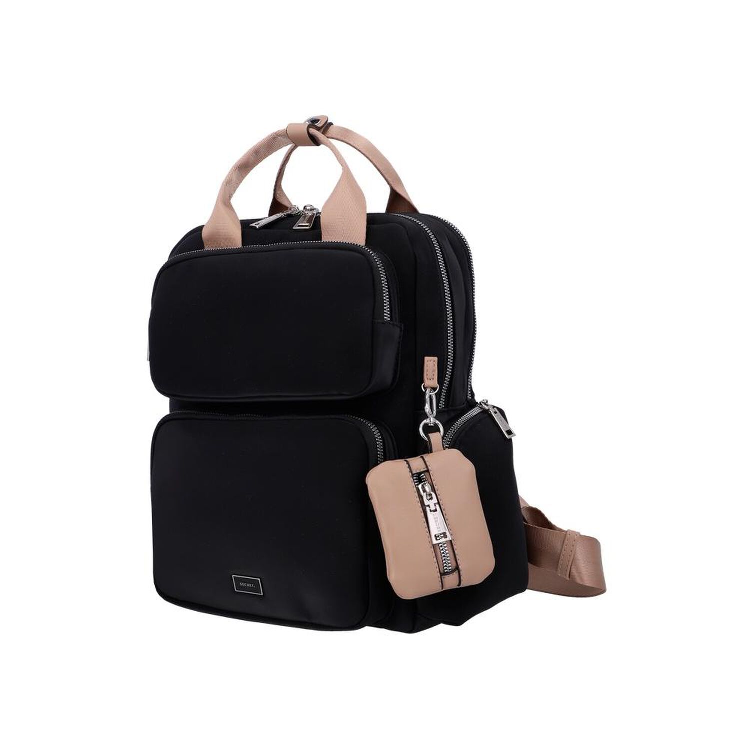 Mochila Secret Orlando St6 M Negro image number 1.0