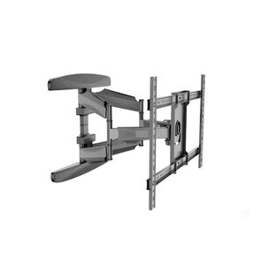 Soporte Tv Full Motion 55 A 85 Pulgadas Brazo Articulado Giratorio Negro