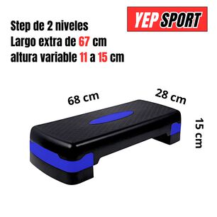 Step Aer&oacute;bico 2 Niveles Antideslizante Yep Sport