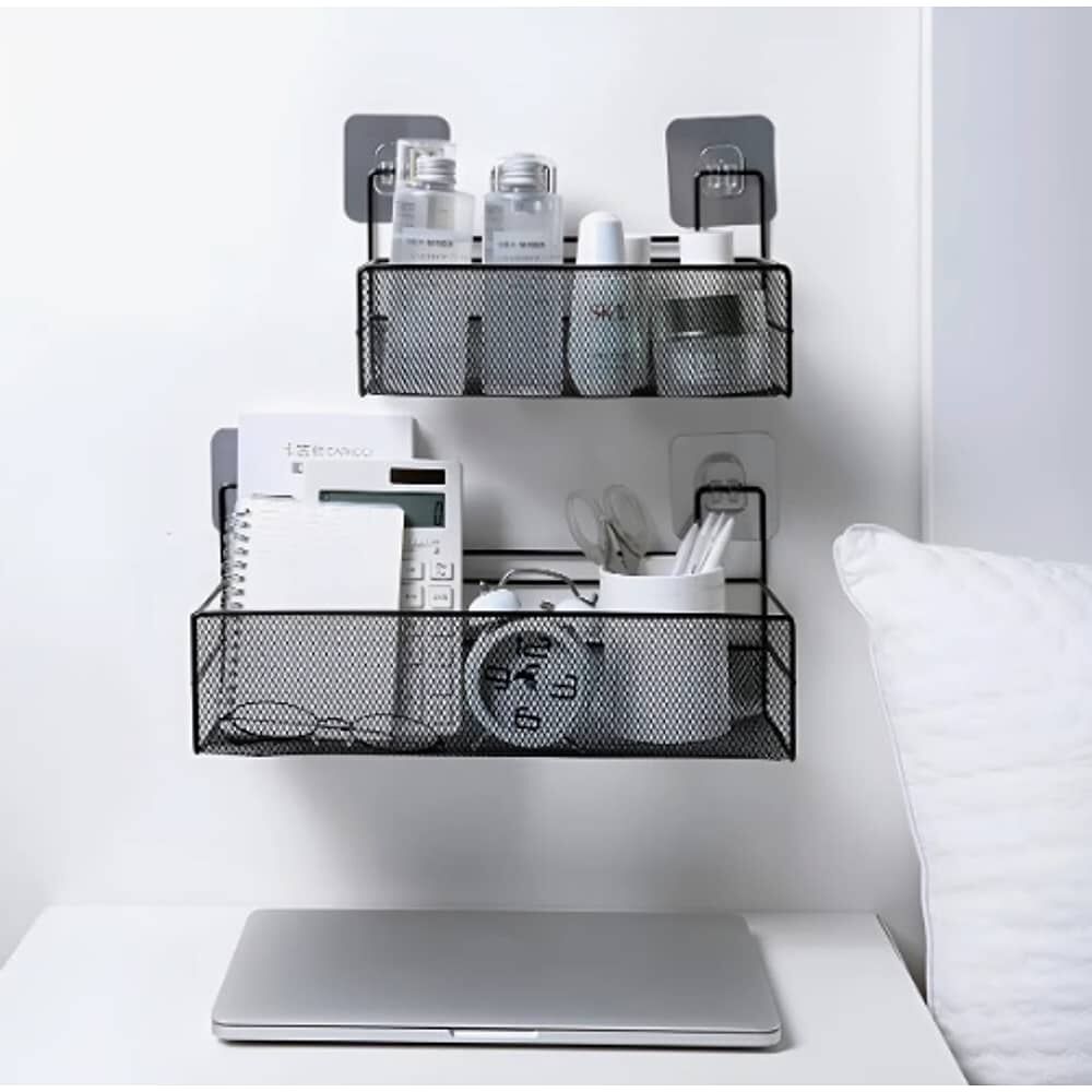 Pack 2 Organizador Repisa Multiuso Negro image number 2.0