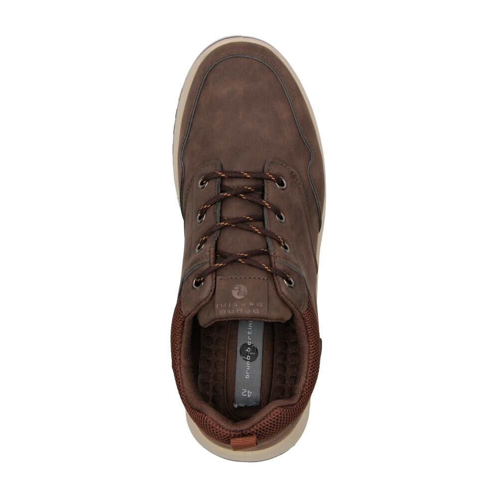 Zapato Casual Hombre Bruno Bertini Brown image number 4.0