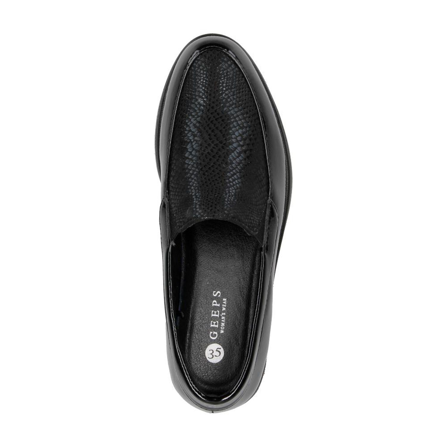 Mocas&iacute;n Mujer Geeps Black image number 4.0