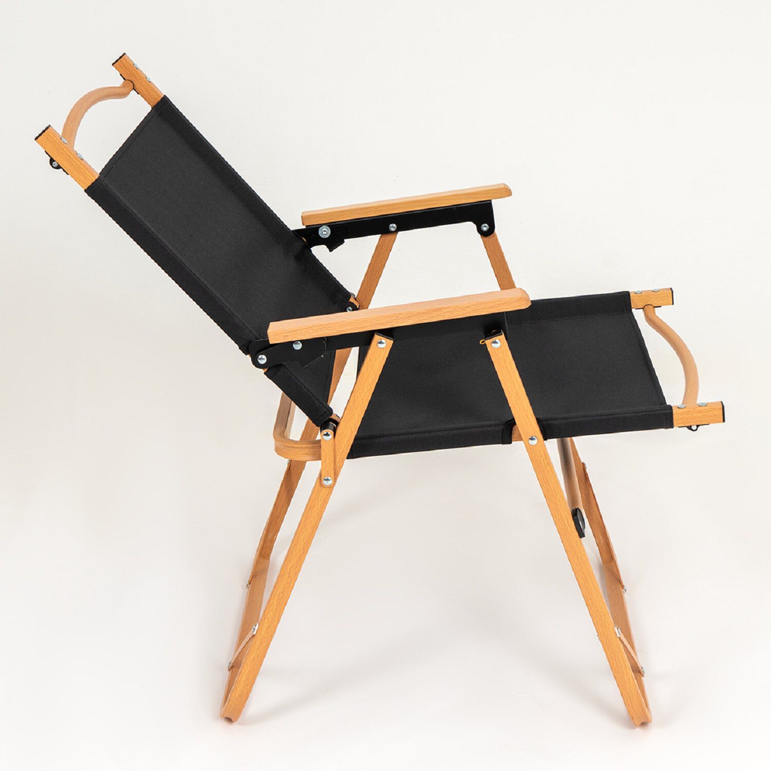 Silla Plegable Camping Reclinable Colb&uacute;n - Negro image number 2.0