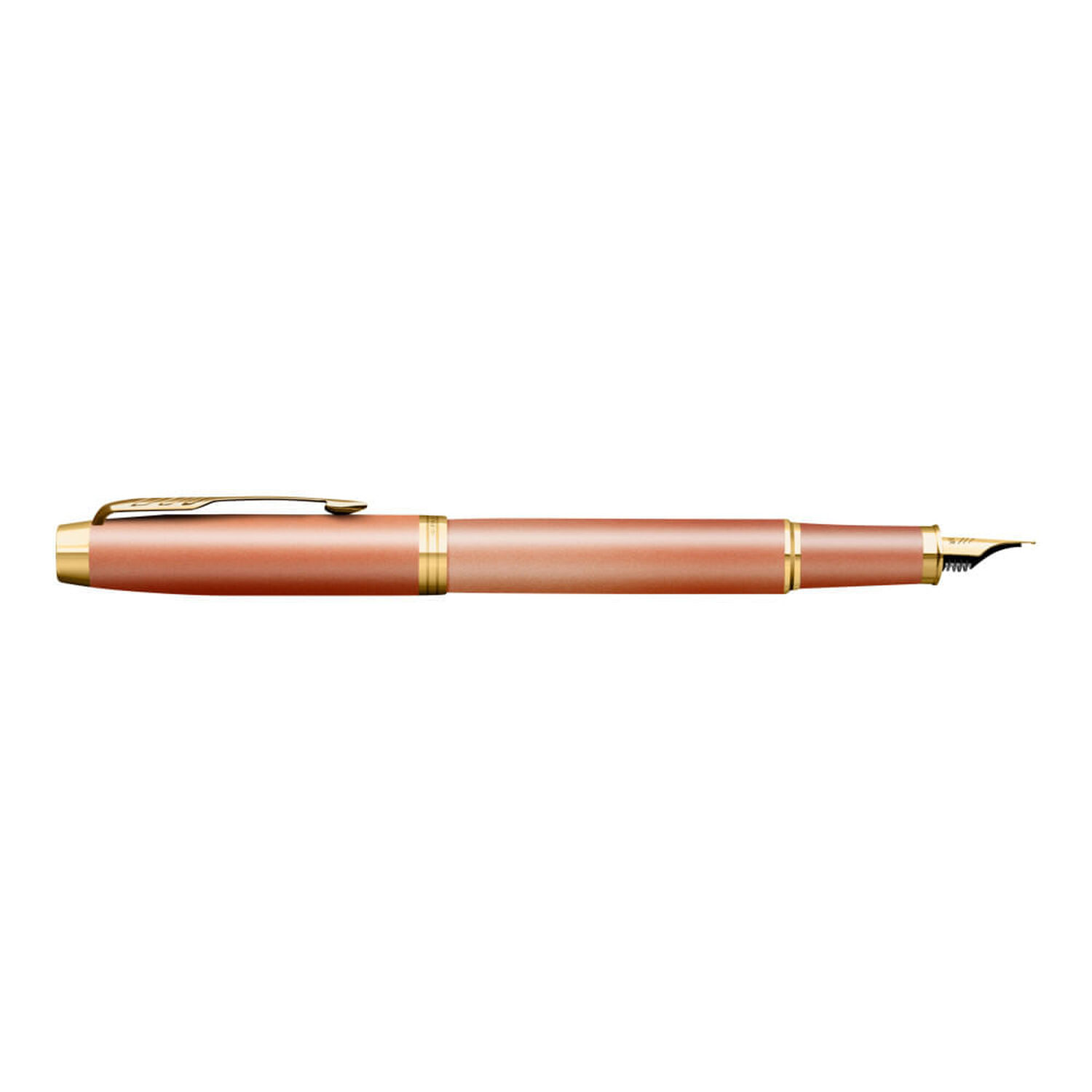 Parker Im Writing Rituals Pluma Estilogr&aacute;fica Acabado Naranja Degradado Y Adornos Dorados image number 2.0