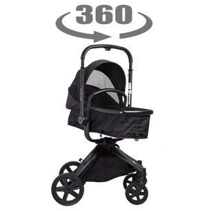 Coche Cuna Travel System Bebesit Deluxe 360&deg; Sx Negro