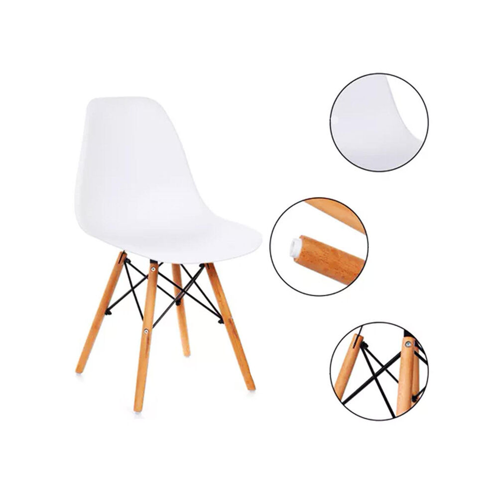 Silla Eames Hogar Comedor Blanco image number 2.0