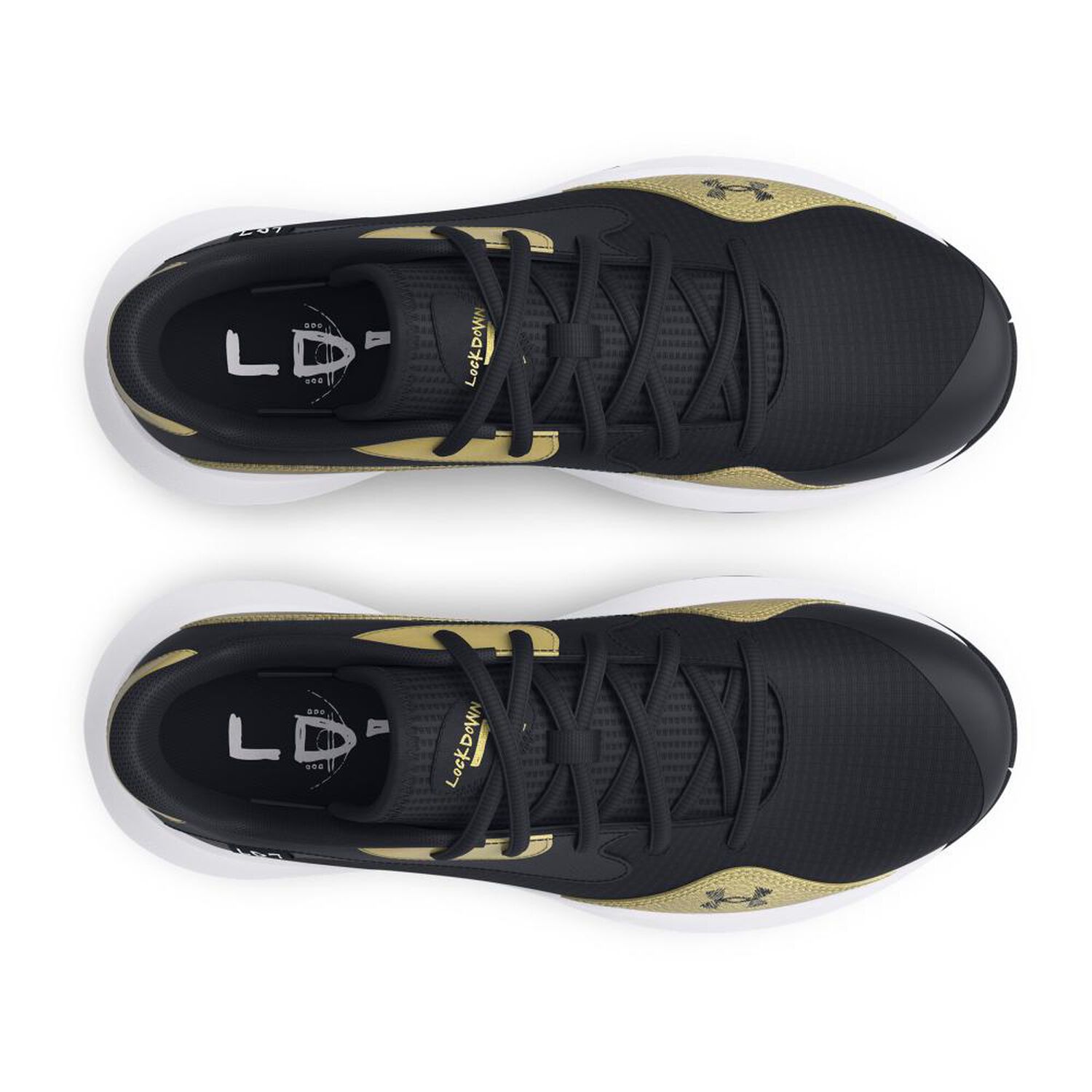 Zapatilla Basketball Unisex Under Armour Ua Lockdown 7 Low Black image number 3.0