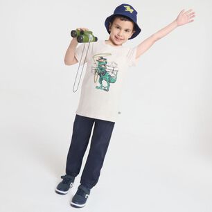 Polera Manga Corta Cuello Redondo Ni&ntilde;o Topsis