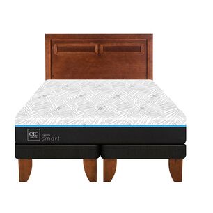 Cama Europea Cic Green Infinity / King / Base Dividida + Respaldo