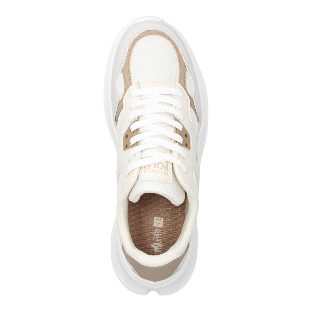 Zapatilla Urbana Hombre The King's Polo Club Cream image number 4.0