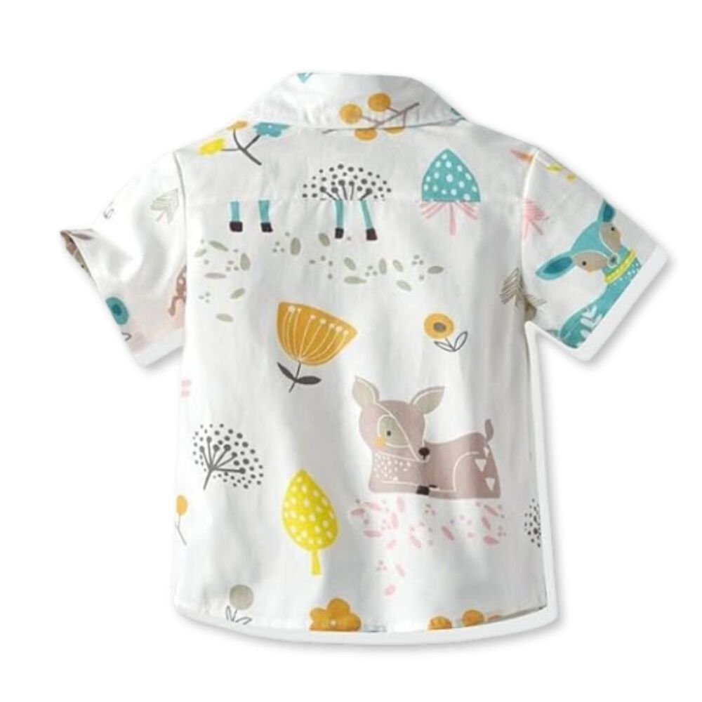Conjunto De Vestir Con Pantalón Y Tirantes Bebé Niño 9 Meses A 6 Años Animal Cartoon image number 3.0