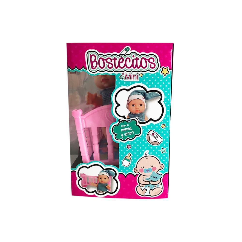 Muñeca Babydoll Bostecitos Mini 8" + Cuna image number 11.0