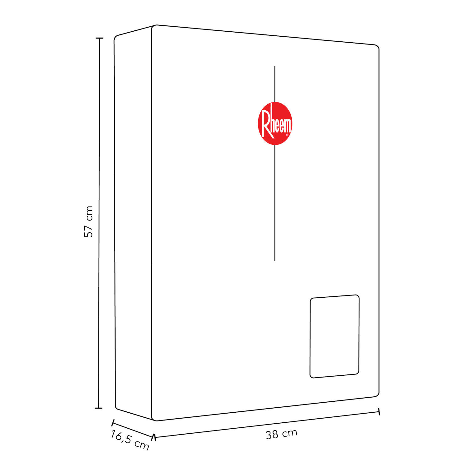 Calefont 18 L Gas Natural T Forzado + Control Digital Rheem image number 8.0