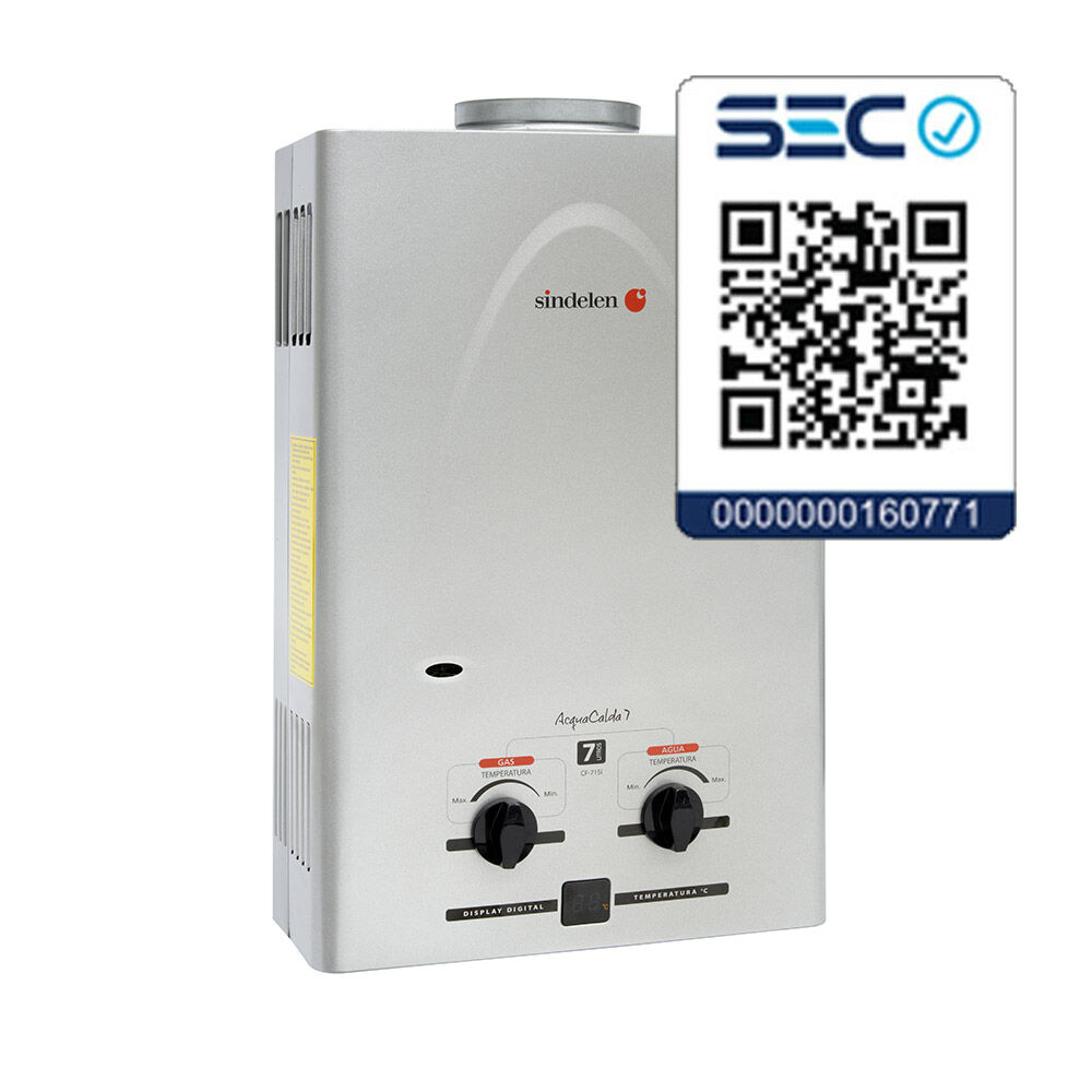 Calefont Sindelen 51-GNSI / Gas Natural / 5 Litros image number 1.0