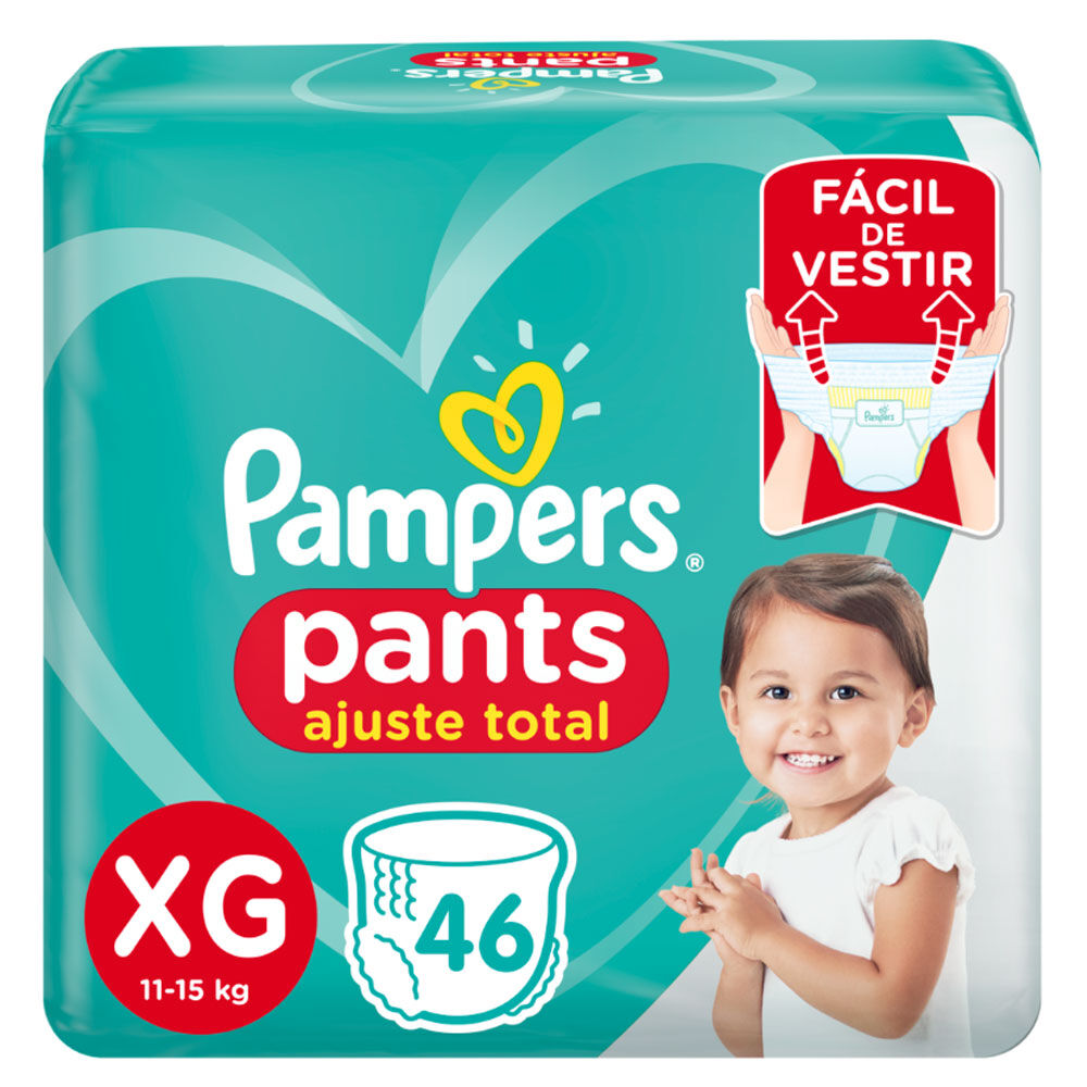 Pañales Desechables Pampers Pants Talla Xg 46 Unidades image number 1.0