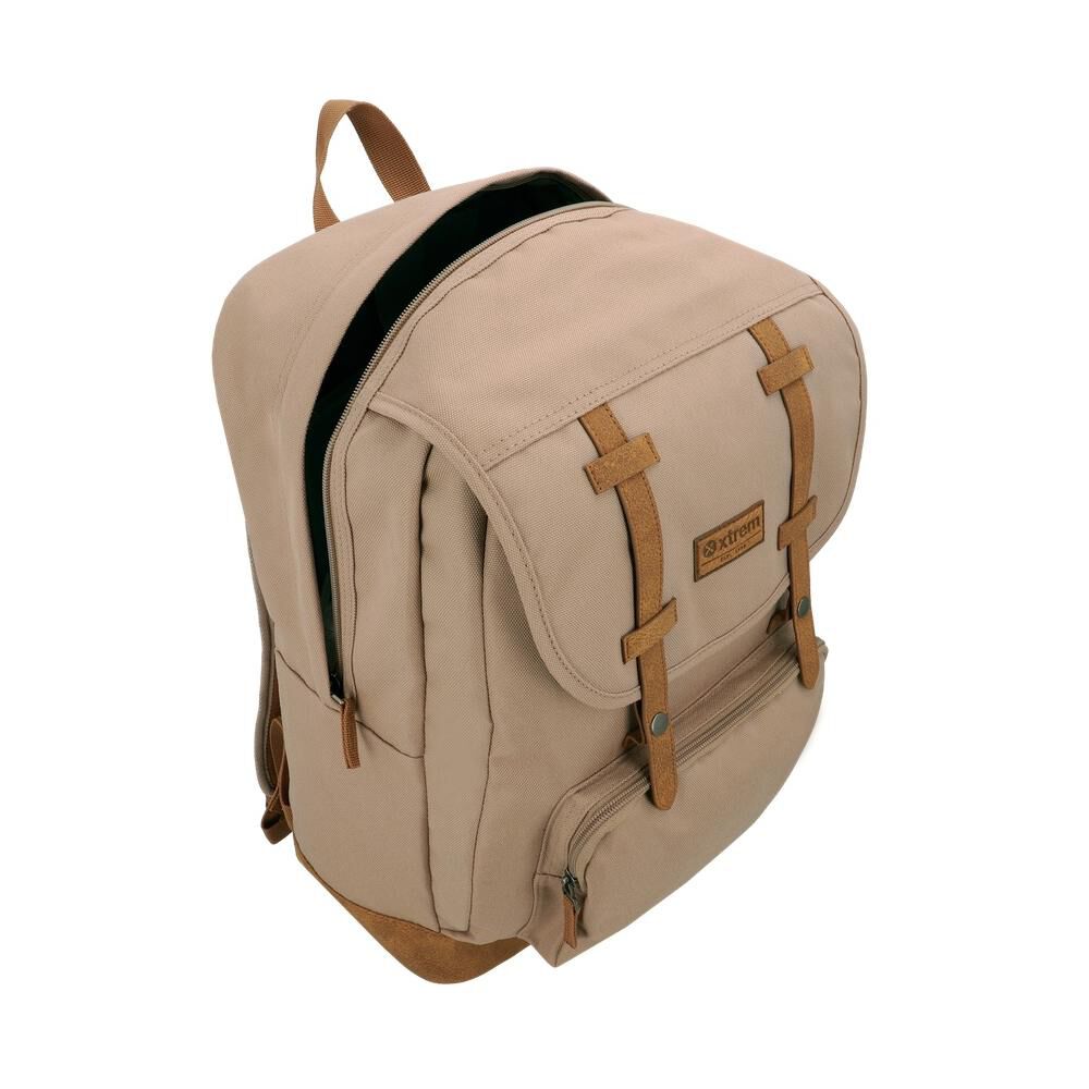 Mochila Notebook Xtrem Straps 2.0 6xt Beige 16" image number 5.0