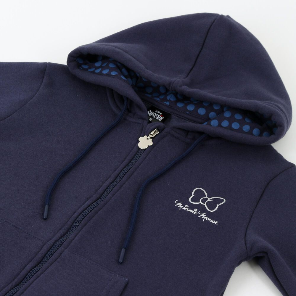 Poler&oacute;n Escolar Con Cierre Ni&ntilde;a Minnie Azul Marino Disney image number 2.0