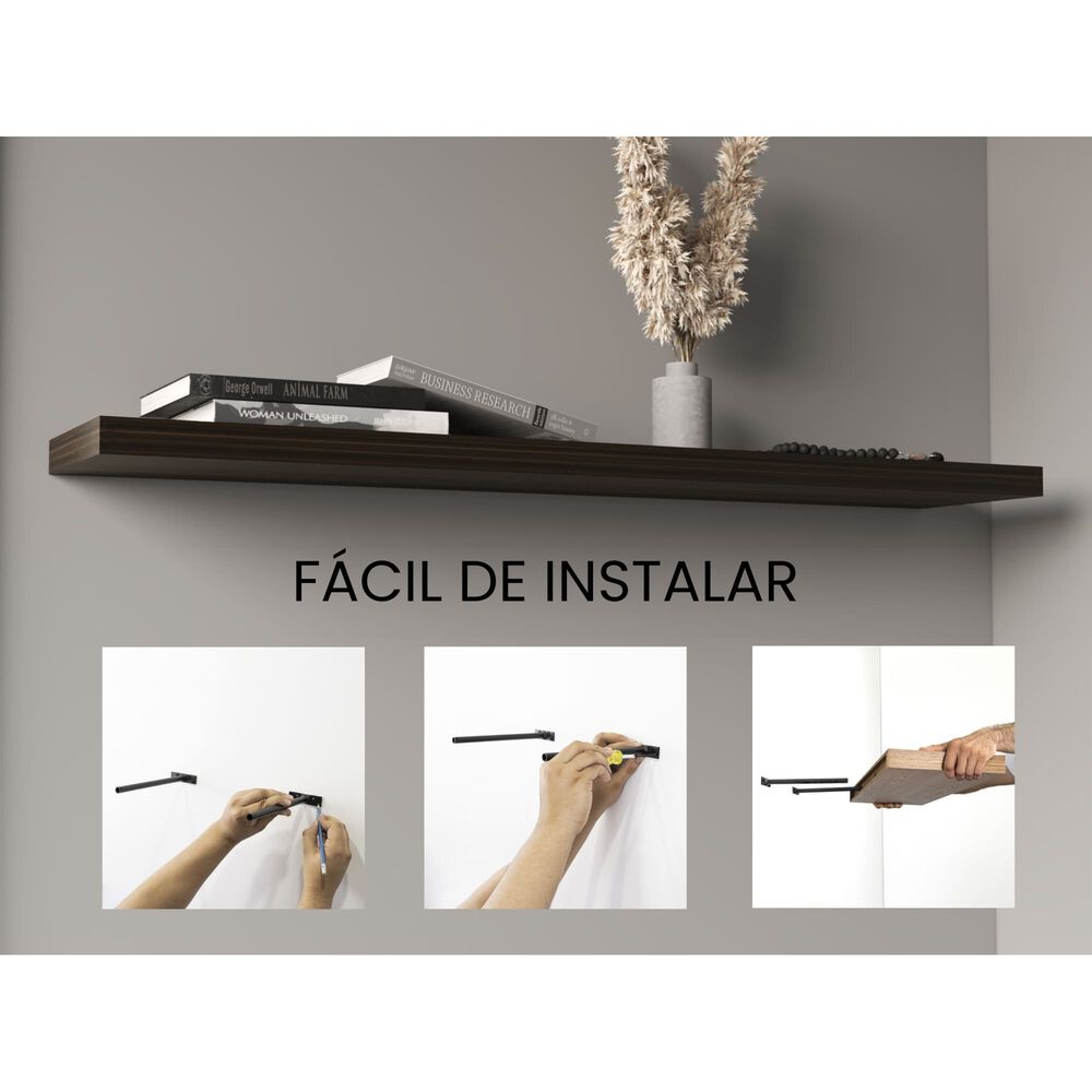 Repisa Flotante 120x25x3,8 Cm X1 Unidad image number 2.0