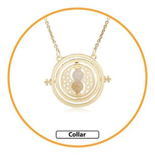 Set Collar Giratiempo Hermione Harry Potter