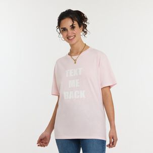 Polera Manga Corta Cuello Redondo Mujer Freedom