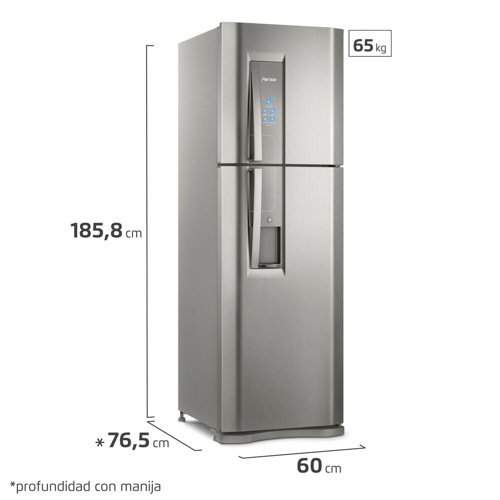 Refrigerador Top Freezer Fensa DW44S / No Frost / 400 Litros / A image number 4.0