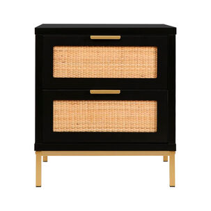 Velador Black Rattan